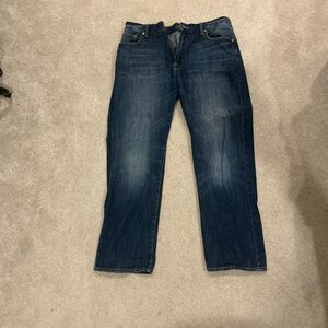 Lucky Brand Blue Straight Jeans Classic Denim